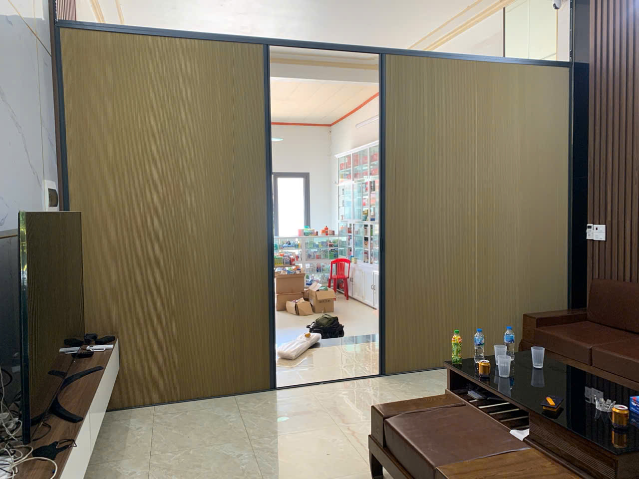 rèm tổ ong ngăn phòng khavhs